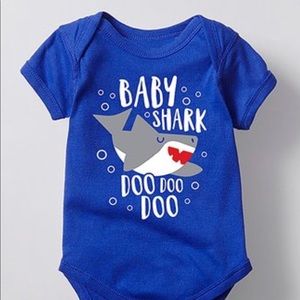 Daddy/Baby Shark matching shirts